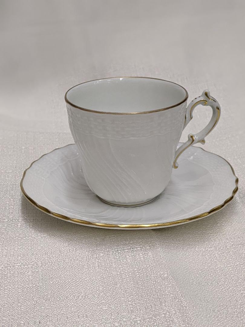 リチャードジノリ 波模様のカップ・ソーサー ホワイト 白 コーヒー